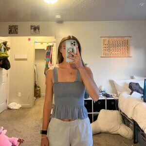 Urban Outfitters Women's Blue Vest